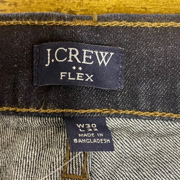 J. Crew Factory Slim-Fit Jean in Signature Flex Dark Blue Sz 30x32  AY516 - Picture 11 of 12
